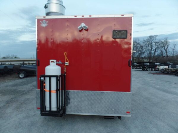 8.5' x 16' Red Concession Food Catering Event Trailer - Image 14