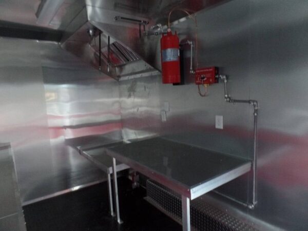 8.5' x 16' Red Concession Food Catering Event Trailer - Image 15
