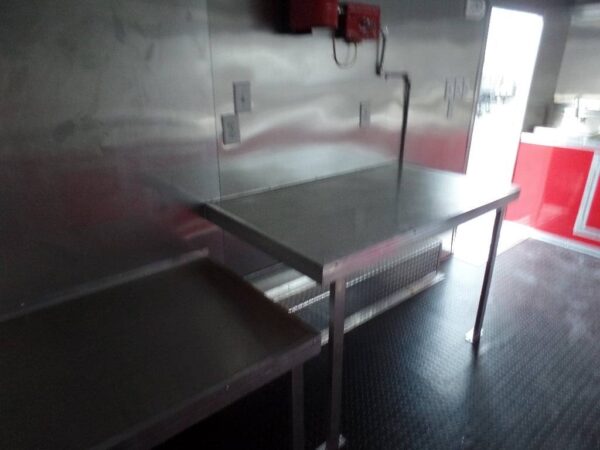 8.5' x 16' Red Concession Food Catering Event Trailer - Image 7
