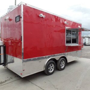 8.5' x 16' Concession Food Trailer With Appliances