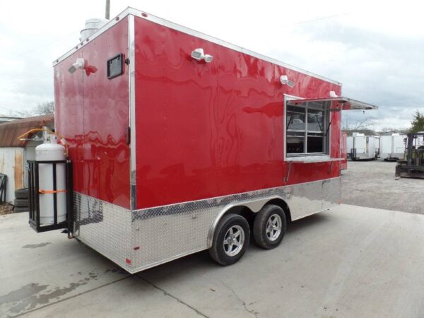 8.5' x 16' Concession Food Trailer With Appliances