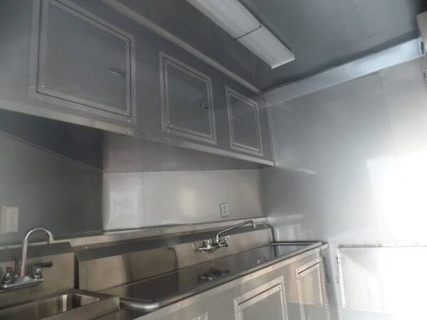 8.5' x 16' Concession Food Trailer White Pizza Event Catering - Image 20