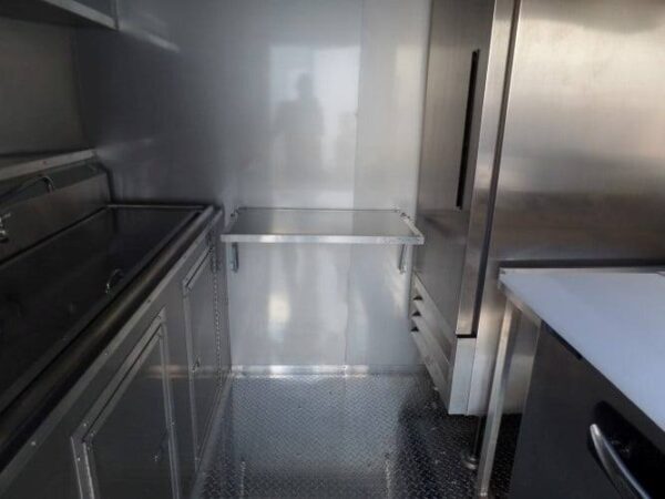 8.5' x 16' Concession Food Trailer White Pizza Event Catering - Image 8
