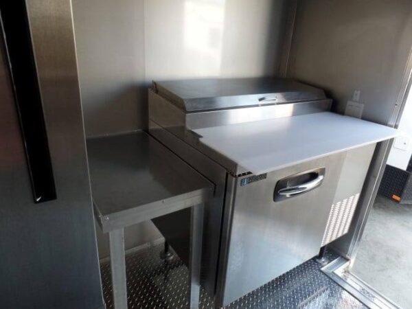 8.5' x 16' Concession Food Trailer White Pizza Event Catering - Image 16