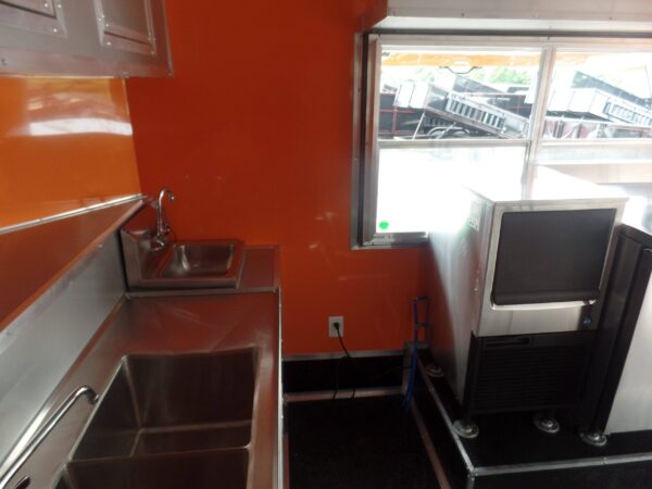 8.5' x 14' Concession Trailer Silver Food Event Catering - Image 29