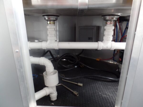 8.5' x 16' Concession Food Trailer White Event Catering - Image 38