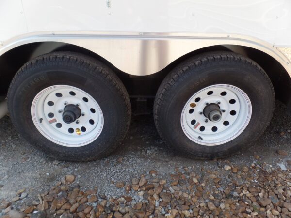 8.5' x 16' Concession Food Trailer White Event Catering - Image 36