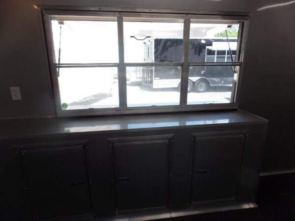 8.5' x 16' Concession Food Trailer White Event Catering - Image 32