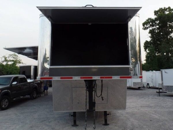 8.5 X 48 Charcoal Grey Enclosed Trailer Storage - Image 3