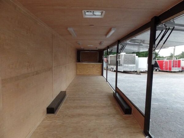 8.5 X 48 Charcoal Grey Enclosed Trailer Storage - Image 10