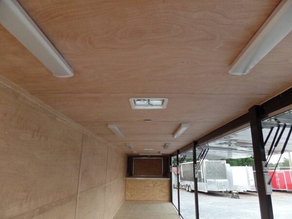 8.5 X 48 Charcoal Grey Enclosed Trailer Storage - Image 17