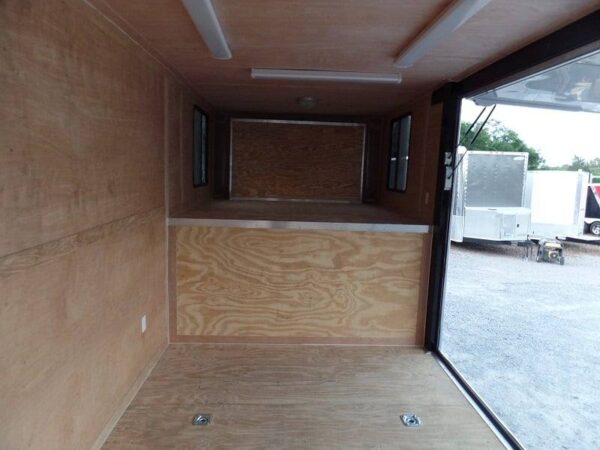 8.5 X 48 Charcoal Grey Enclosed Trailer Storage - Image 8