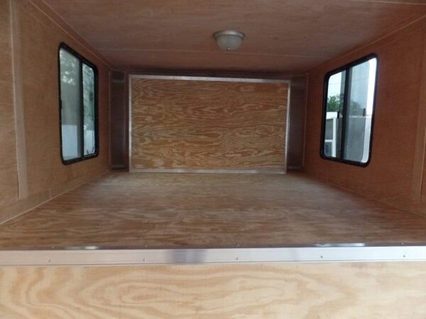 8.5 X 48 Charcoal Grey Enclosed Trailer Storage - Image 11