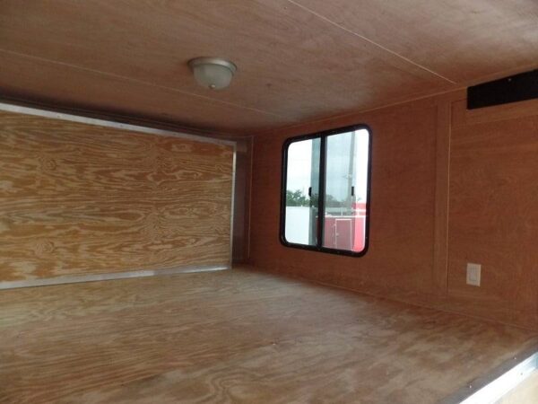 8.5 X 48 Charcoal Grey Enclosed Trailer Storage - Image 16