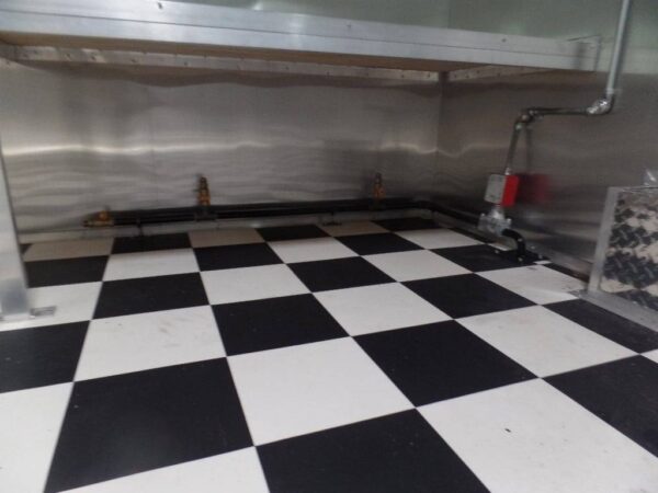 8.5' x 16' Lime Green Concession Food Catering Trailer - Image 6