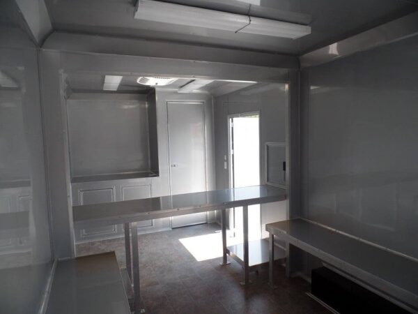 Custom Enclosed Trailer 8.5 X 24 White Storage - Image 11
