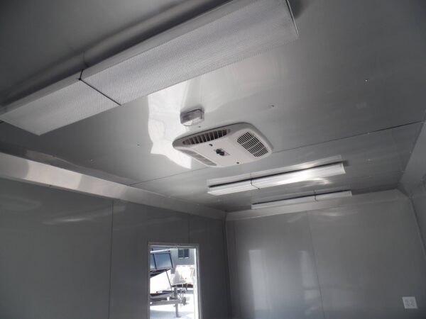 Custom Enclosed Trailer 8.5 X 24 White Storage - Image 21