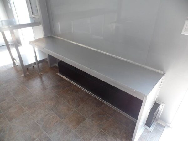 Custom Enclosed Trailer 8.5 X 24 White Storage - Image 8