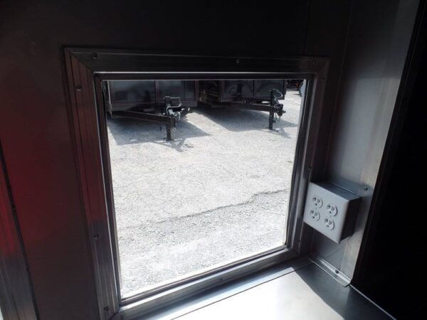 Custom Enclosed Trailer 8.5 X 24 White Storage - Image 10