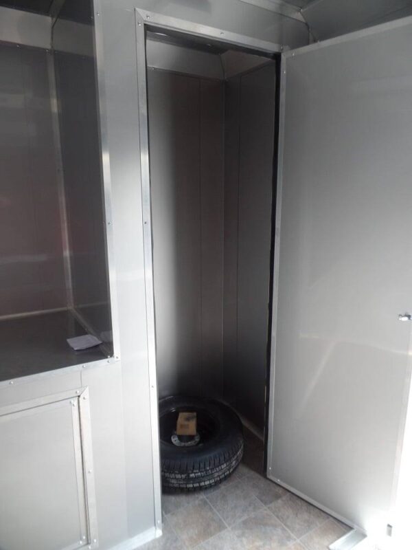 Custom Enclosed Trailer 8.5 X 24 White Storage - Image 22