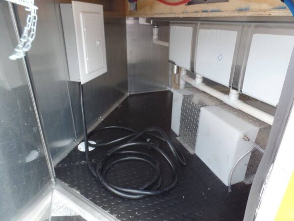 8.5' x 16' Orange Food Catering Event Concession Trailer - Image 22