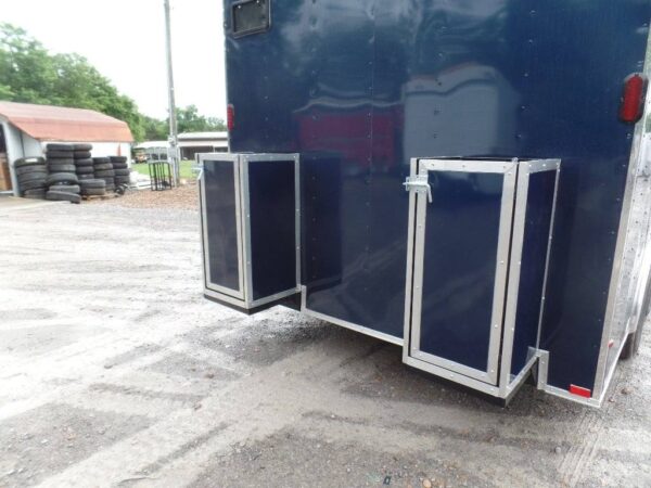 8.5' x 16' Indigo Blue Concession Food Trailer - Image 6