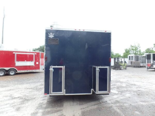 8.5' x 16' Indigo Blue Concession Food Trailer - Image 8