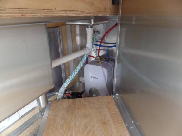8.5' x 16' Indigo Blue Concession Food Trailer - Image 15