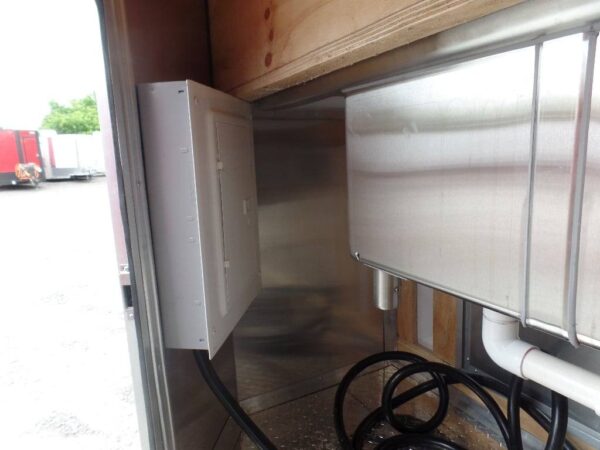 8.5' x 16' Indigo Blue Concession Food Trailer - Image 9