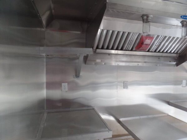 8.5' x 16' Indigo Blue Concession Food Trailer - Image 18