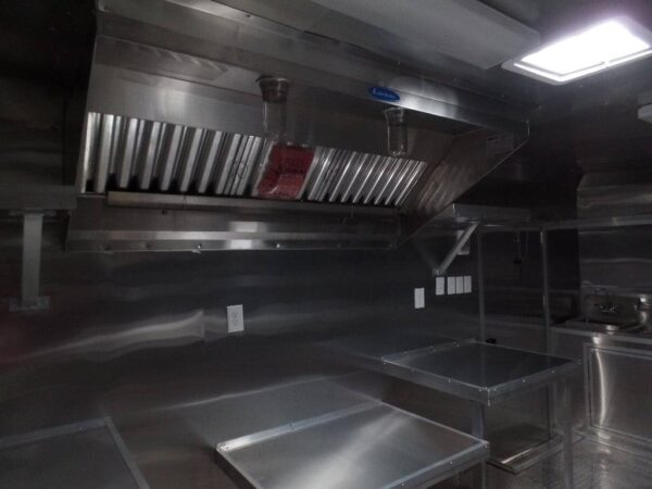 8.5' x 16' Indigo Blue Concession Food Trailer - Image 23