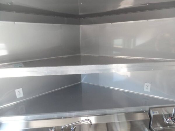 8.5' x 16' Emerald Green Food Event Concession Trailer - Image 4