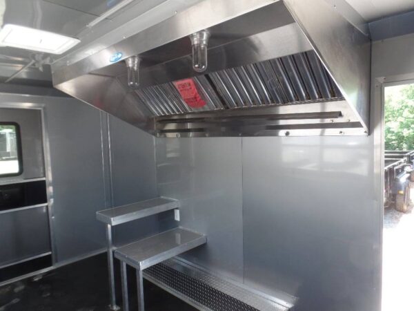 8.5' x 16' Emerald Green Food Event Concession Trailer - Image 17