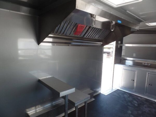 8.5' x 16' Emerald Green Food Event Concession Trailer - Image 13