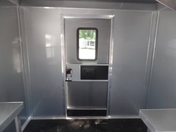 8.5' x 16' Emerald Green Food Event Concession Trailer - Image 5