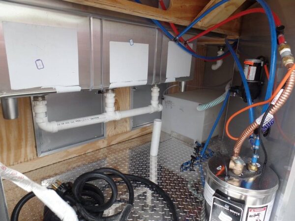 8.5' x 16' Concession Trailer White Food Event Catering - Image 8