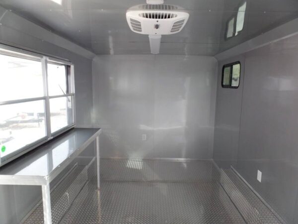 8.5' x 16' Concession Trailer White Food Event Catering - Image 7