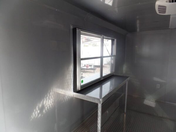 8.5' x 16' Concession Trailer White Food Event Catering - Image 15