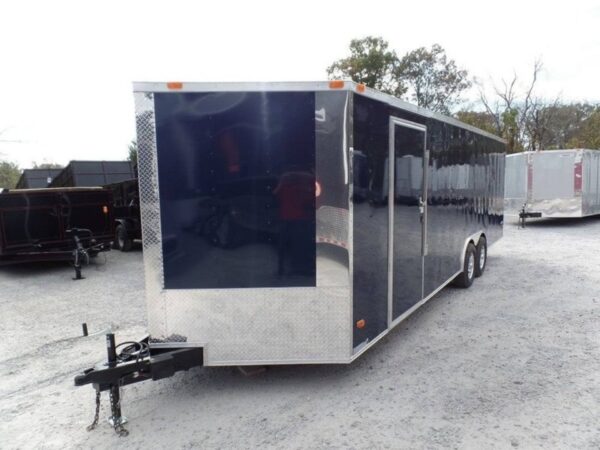 Enclosed Trailer 8.5' X 24' Indigo Blue Equipment Hauler Storage - Image 3