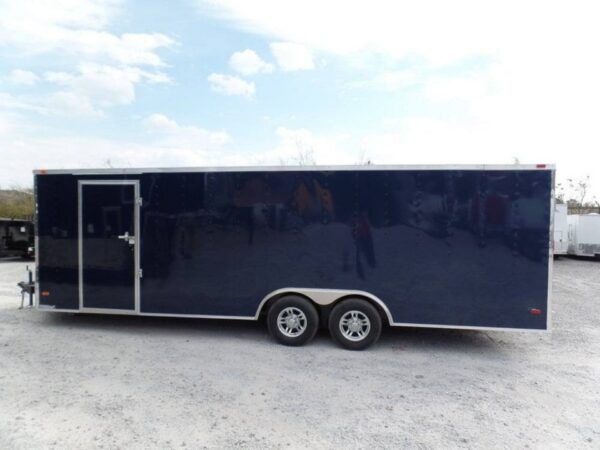 Enclosed Trailer 8.5' X 24' Indigo Blue Equipment Hauler Storage - Image 5
