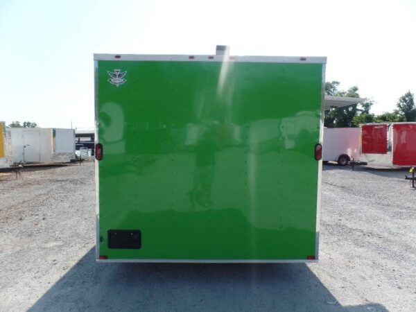 8.5' x 16' Lime Green Concession Food Trailer - Image 22