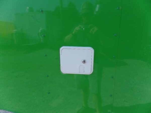 8.5' x 16' Lime Green Concession Food Trailer - Image 10