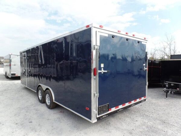 Enclosed Trailer 8.5' X 24' Indigo Blue Equipment Hauler Storage - Image 6