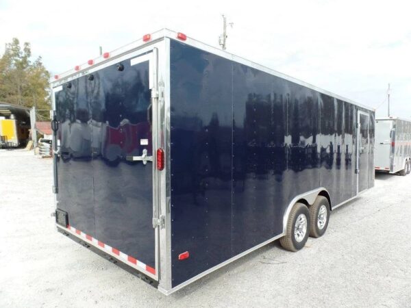 Enclosed Trailer 8.5' X 24' Indigo Blue Equipment Hauler Storage - Image 7