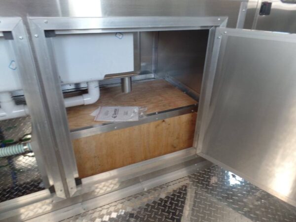8.5' x 16' Lime Green Concession Food Trailer - Image 18