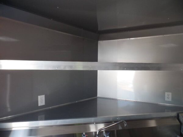8.5' x 16' Food Event Concession Emerald Green Trailer With Appliances - Image 11