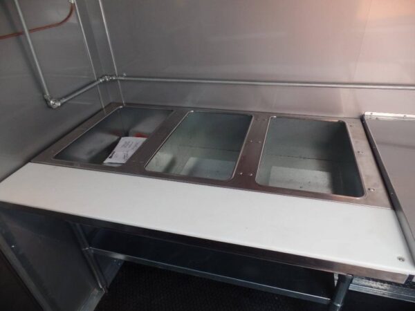 8.5' x 16' Food Event Concession Emerald Green Trailer With Appliances - Image 9