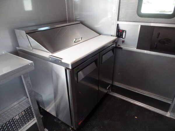 8.5' x 16' Food Event Concession Emerald Green Trailer With Appliances - Image 6