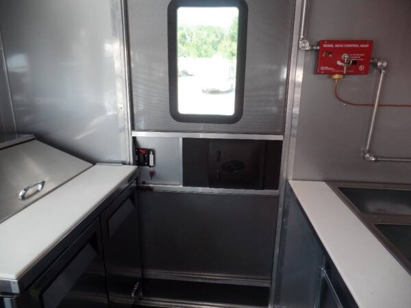 8.5' x 16' Food Event Concession Emerald Green Trailer With Appliances - Image 10