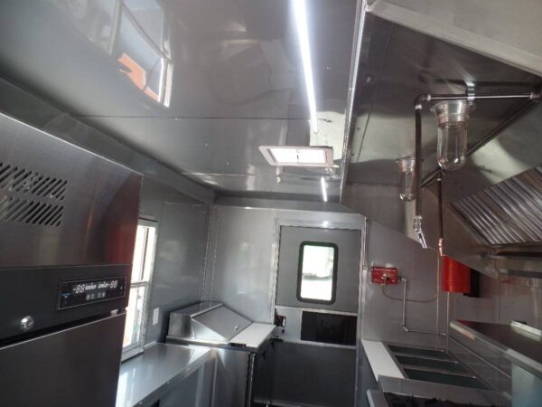 8.5' x 16' Food Event Concession Emerald Green Trailer With Appliances - Image 15